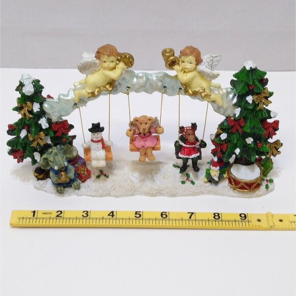 Angel Christmas Swing Cedar Creek Collection by Kirkland Stores Original Box EUC - Picture 11 of 12